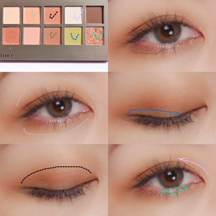 ニューデップスアイシャドウパレット/hince/アイシャドウパレットを使ったクチコミ(6枚目)