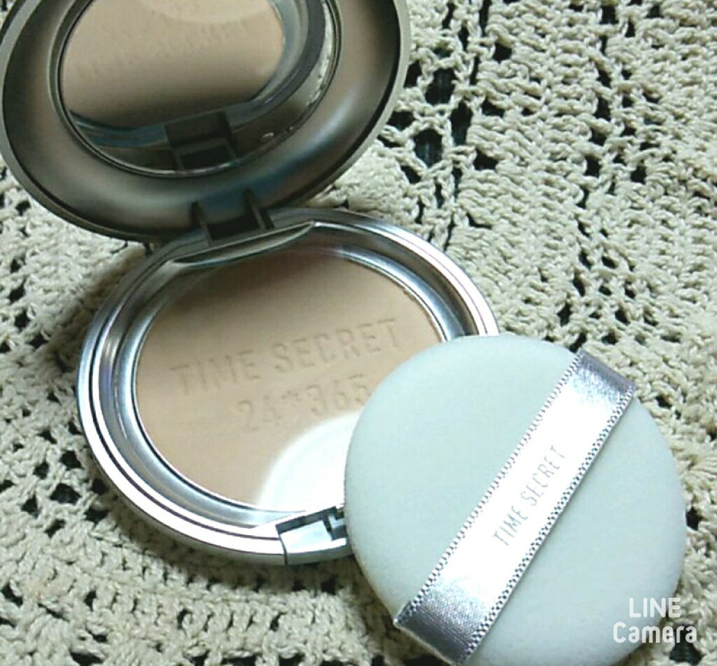 ミネラルプレストパウダーR ミディアムオークル/TIME SECRET/プレストパウダーを使ったクチコミ（2枚目）