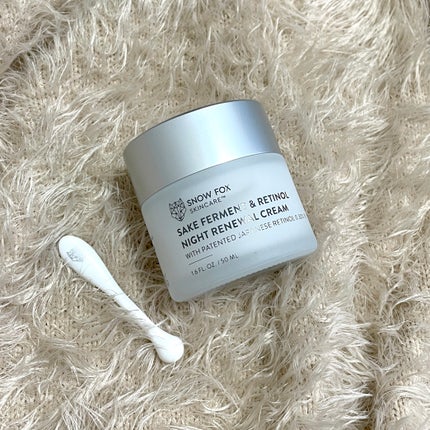 試してみた】SAKE ナイトクリーム SNOW FOX SKINCAREの効果・肌 試してみた】SAKE ナイトクリーム SNOW FOX SKINCAREの効果・肌