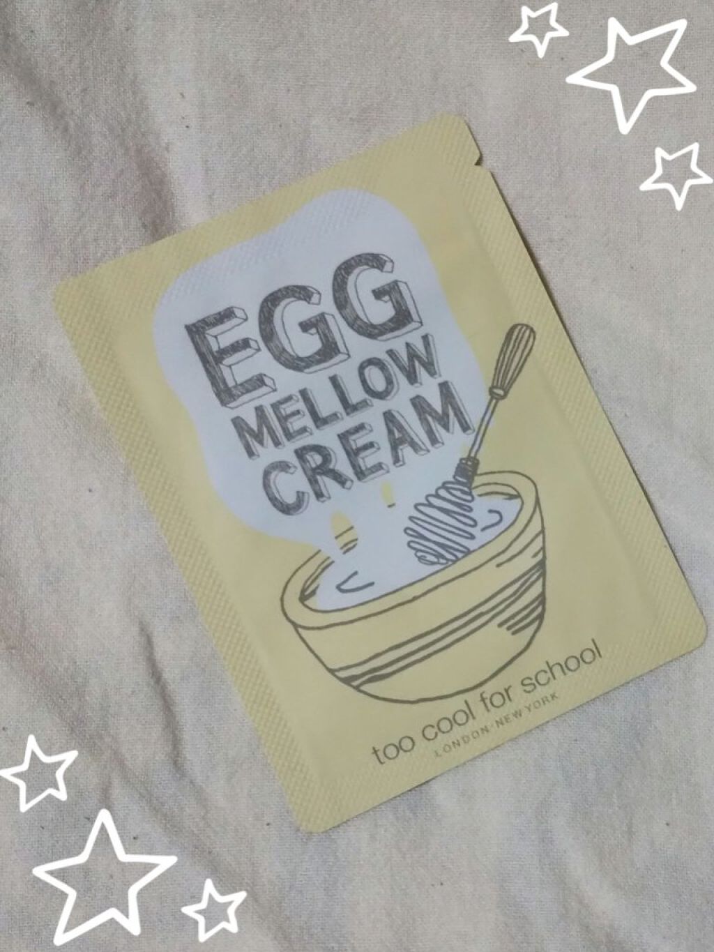 too cool for school オールインワン エッグメロウクリームのクチコミ「❤️韓国コスメ❤️


#toocoolforschool
#クリーム


『エッグメロウクリ.....」（1枚目）