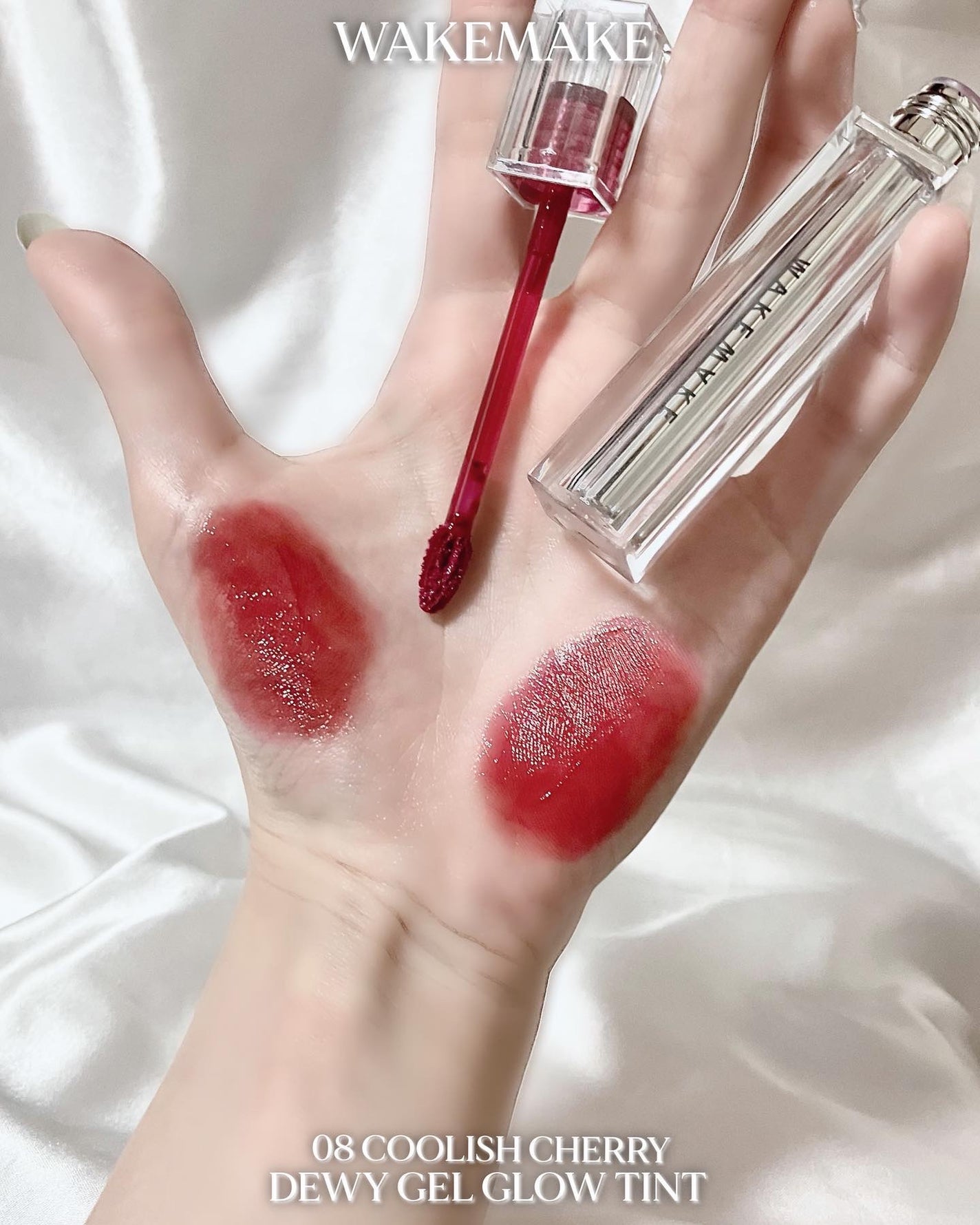 デュイジェルグロウティント/wakemake/リップティントを使ったクチコミ(5枚目)