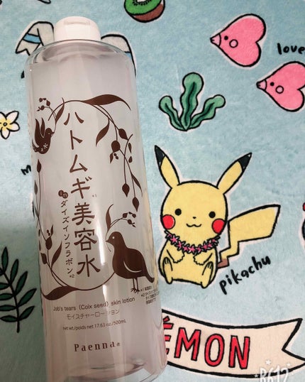 ハトムギ美容水 in ダイズイソフラボン/パエンナ/化粧水を使ったクチコミ(1枚目)