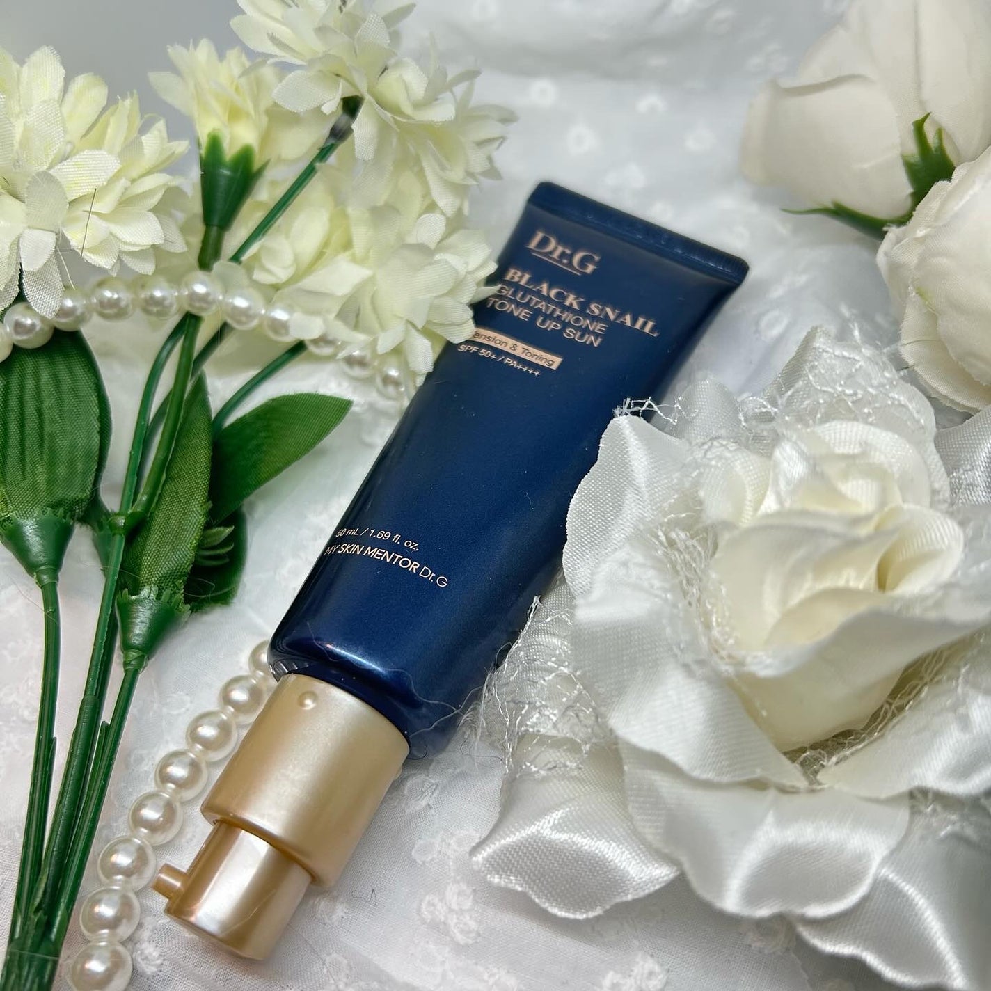 ブラックスネイルグルタチオントーンアップサン/Dr.G/日焼け止めクリームを使ったクチコミ(1枚目)