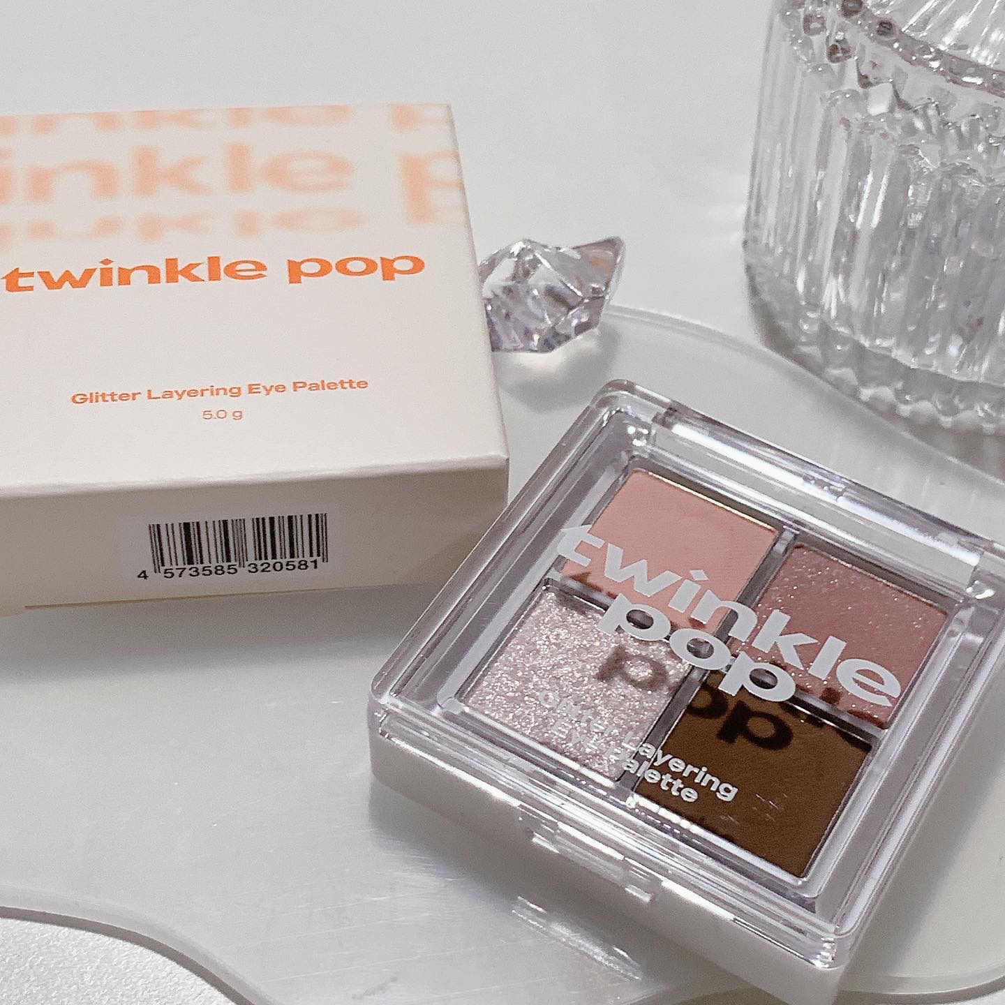 グリッターレイヤリングアイシャドウパレット/TWINKLE POP/アイシャドウパレットを使ったクチコミ（2枚目）
