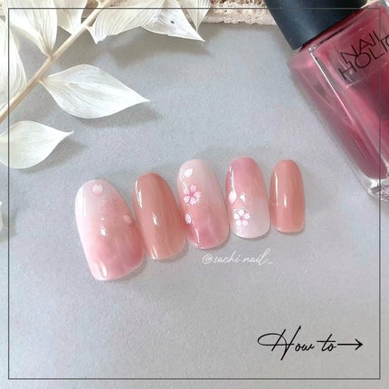 ネイルホリック Flower Layered color RO610 ラベンダー/ネイルホリック/マニキュアの画像