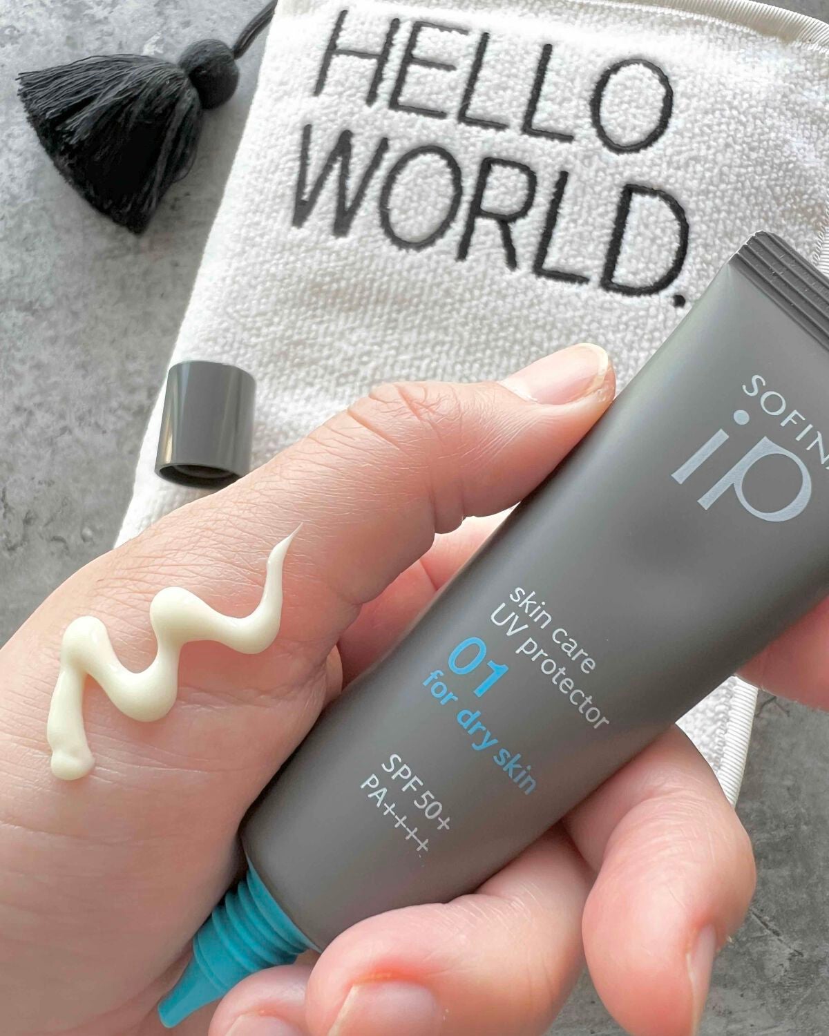 ソフィーナ iP スキンケアUV 01乾燥しがちな肌環境 SPF50+ PA++++/SOFINA iP/日焼け止めクリームを使ったクチコミ(2枚目)