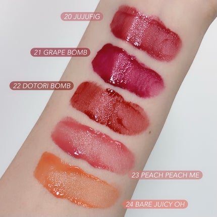 ザ ジューシーラスティングティント/rom&nd/リップティントを使ったクチコミ(7枚目)