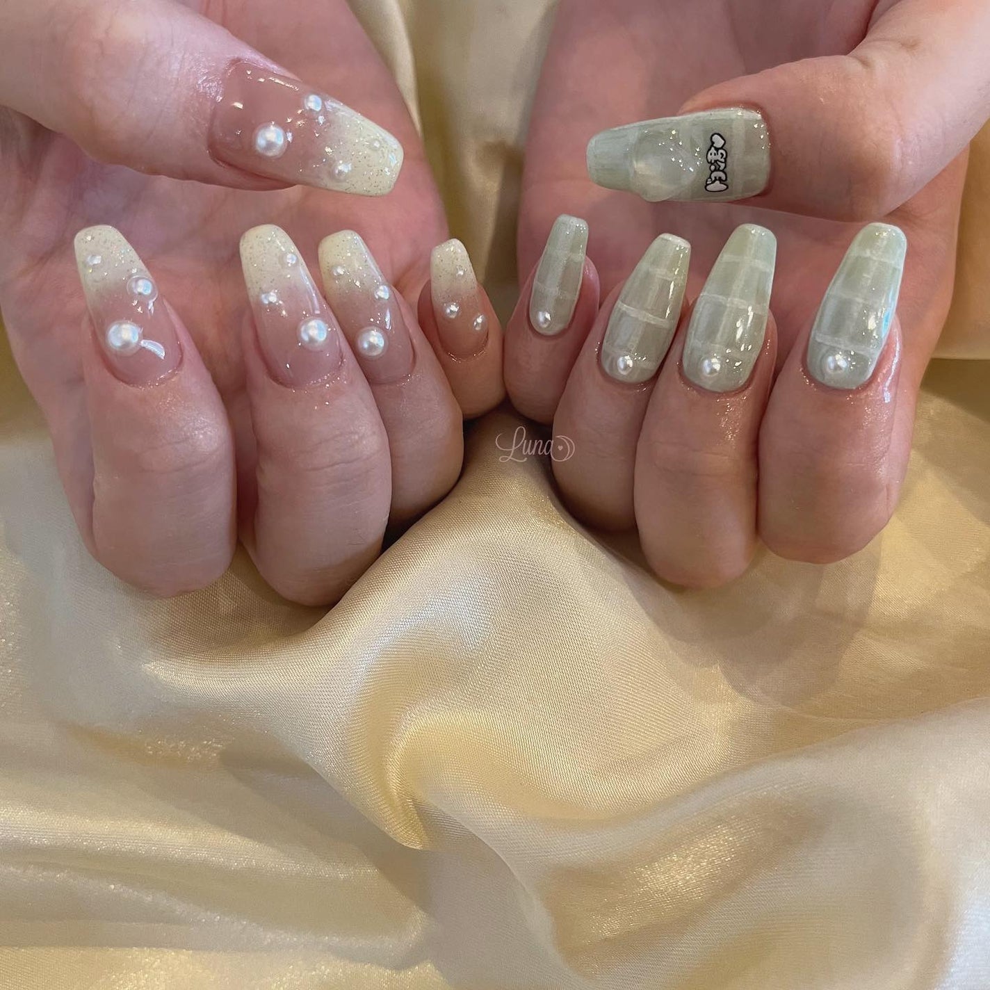 Iuna. Mizuki on LIPS 「.今月もイベントに向けて🍋🍈#nail#nailstagram..」(3枚目)