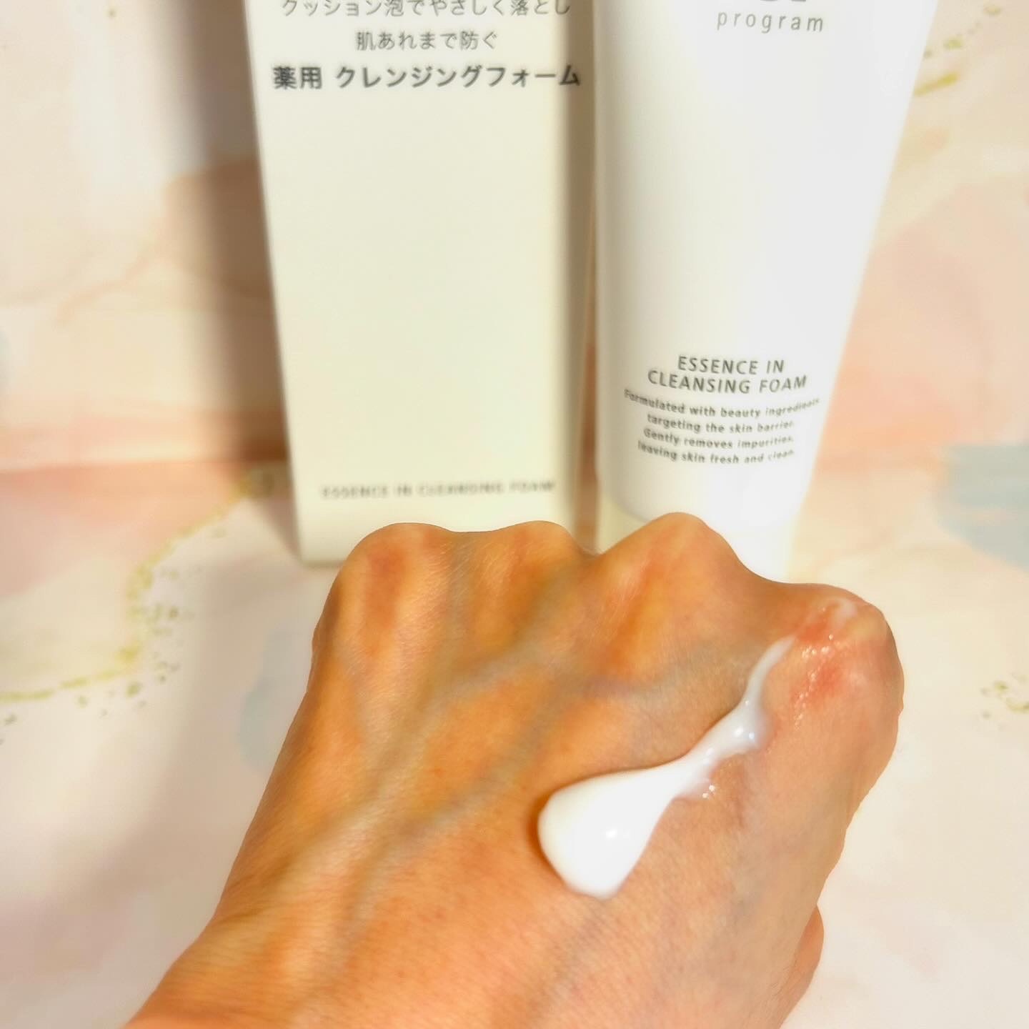 エッセンスイン クレンジングフォーム/d プログラム/洗顔フォームを使ったクチコミ（3枚目）