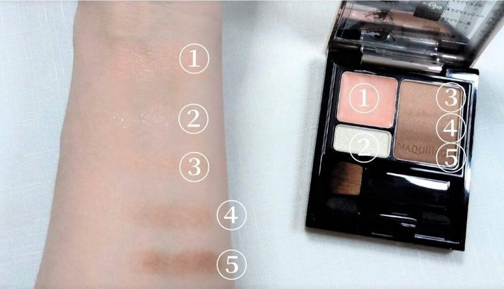 ドラマティックスタイリングアイズS/マキアージュ/アイシャドウパレットを使ったクチコミ(2枚目)