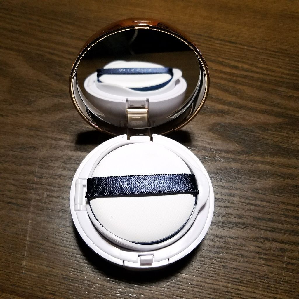 M クッション ファンデーション(モイスチャー)/MISSHA/クッションファンデーションを使ったクチコミ(2枚目)