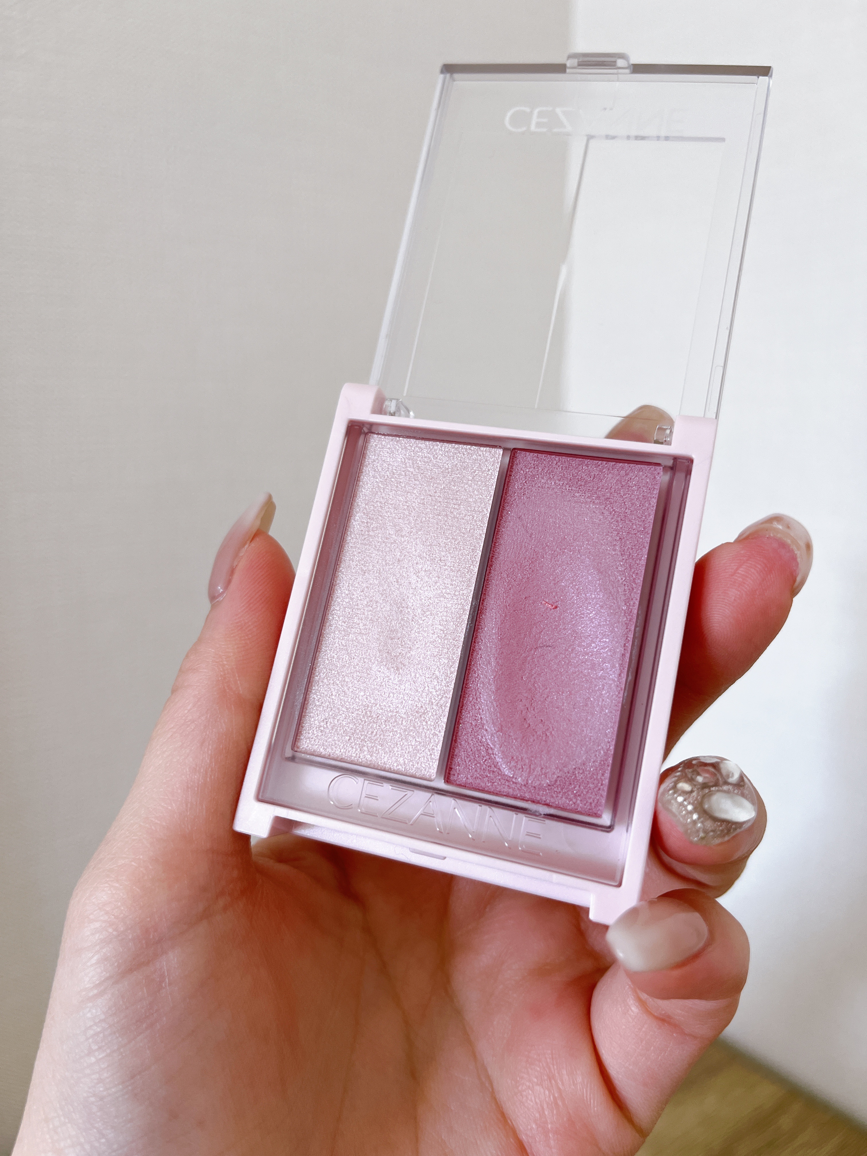 フェイスグロウカラー/CEZANNE/クリームハイライトを使ったクチコミ（3枚目）