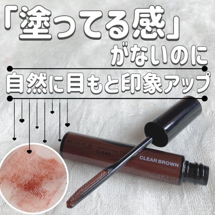 ラッシュフォーマーEX(クリア)/KATE/マスカラを使ったクチコミ(1枚目)