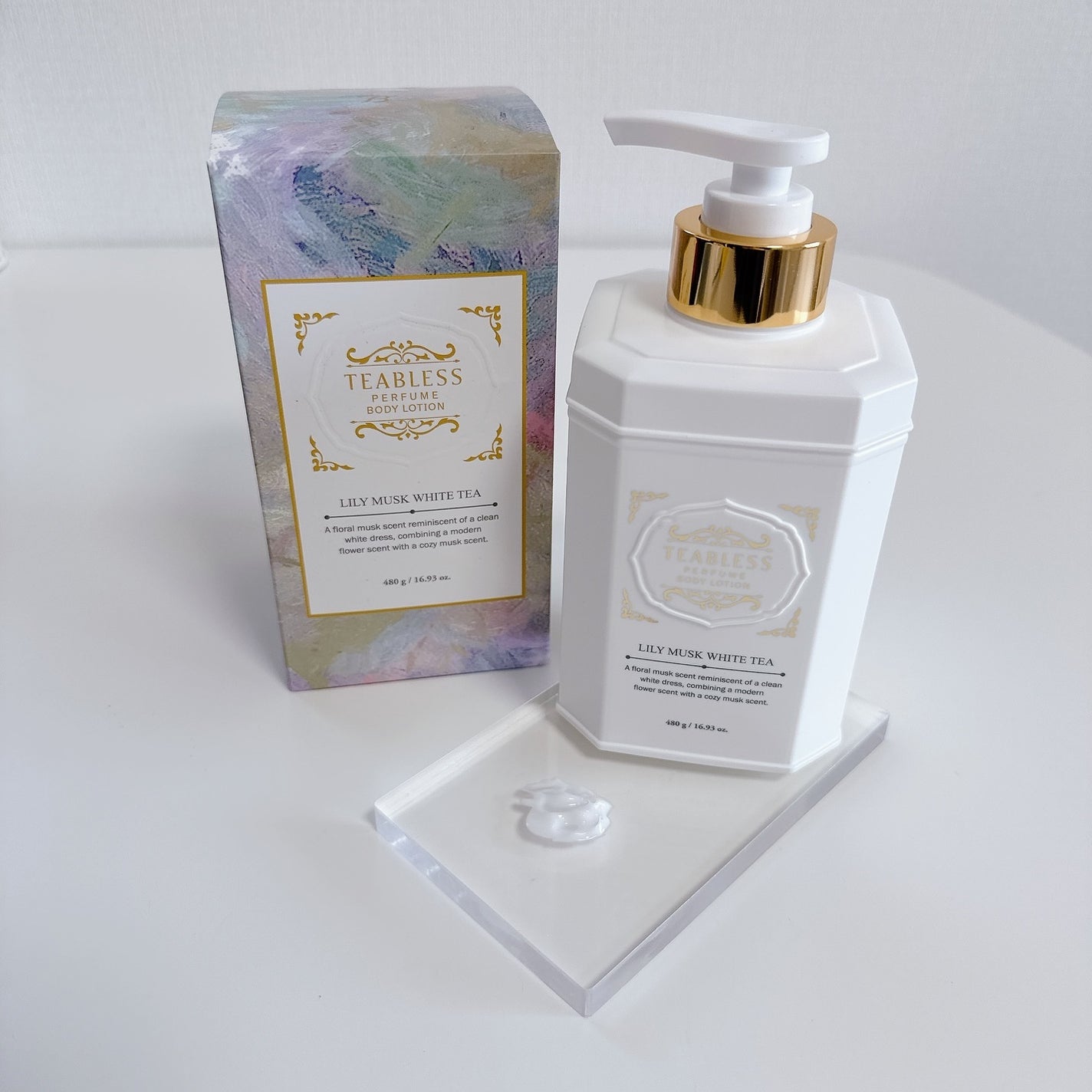パフュームボディローション リリィムスクホワイトティー/TEABLESS/ボディローションを使ったクチコミ(1枚目)