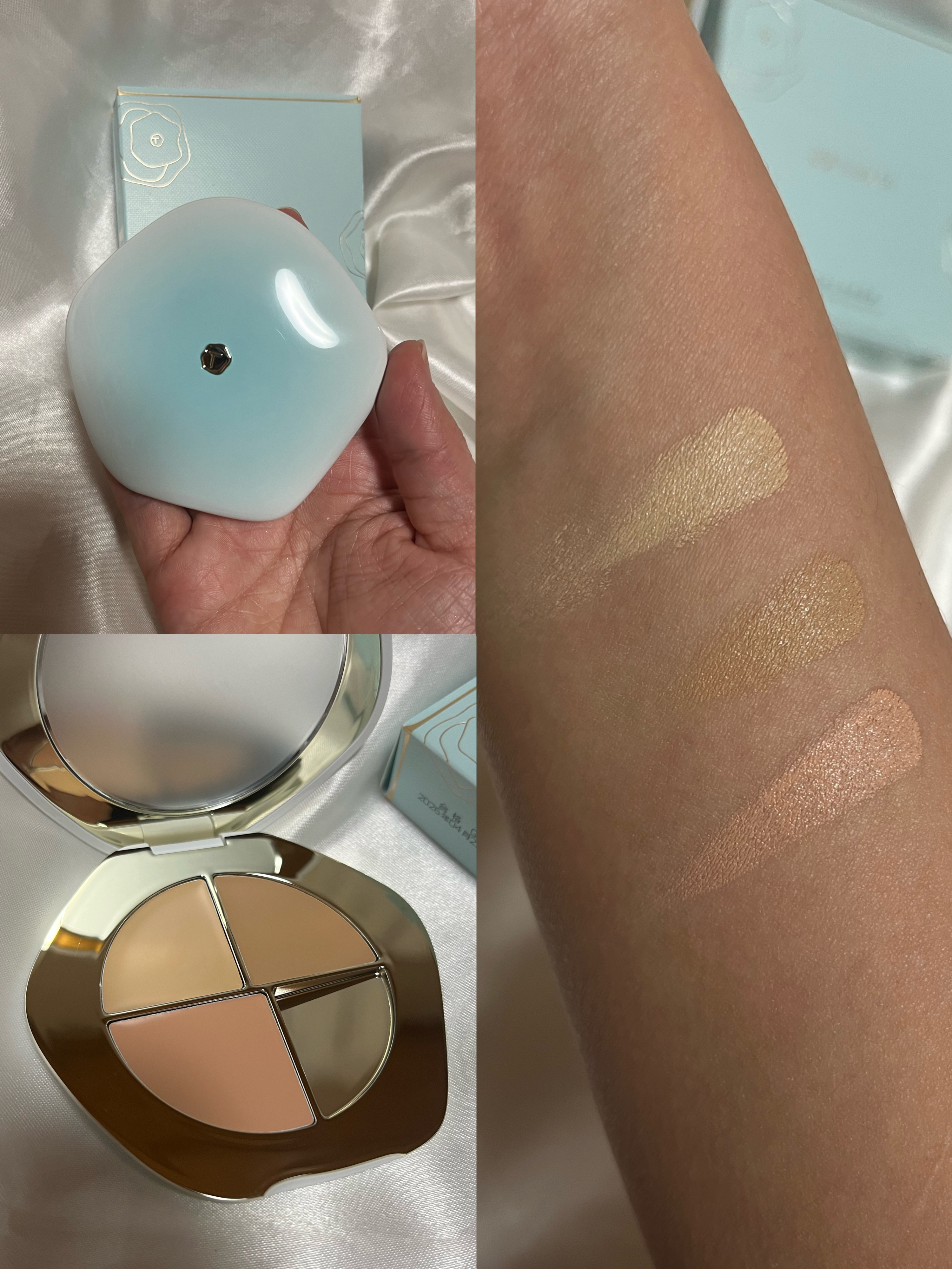 TIMAGE  クリーミーコンシーラーパレット/TIMAGE/パレットコンシーラーを使ったクチコミ（2枚目）