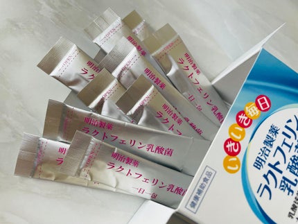 ラクトフェリン乳酸菌/明治製薬/健康サプリメントを使ったクチコミ(2枚目)