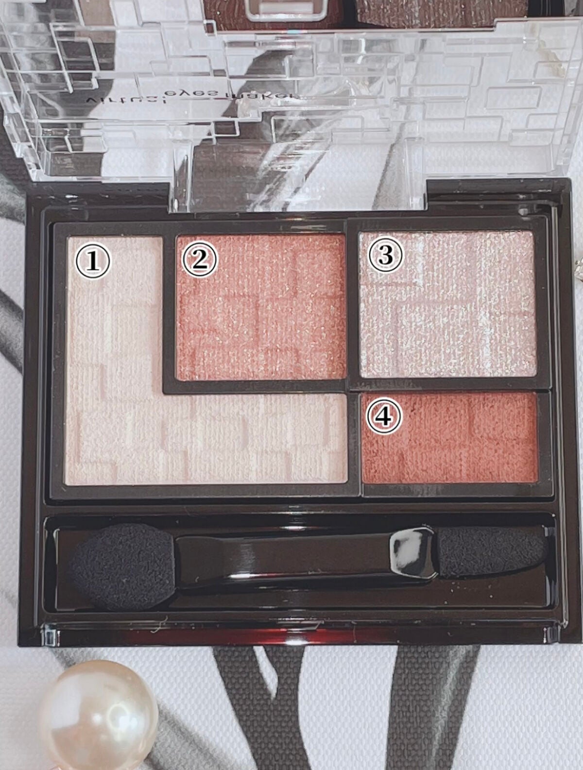 バーチャルアイズメイカー/KATE/アイシャドウパレットを使ったクチコミ(2枚目)