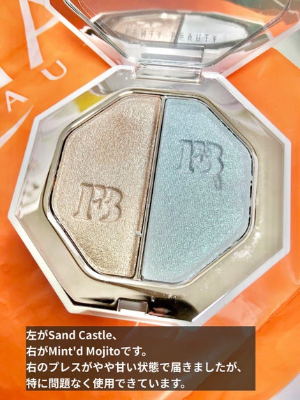 KILLAWATT FREESTYLE HIGHLIGHTER DUO/FENTY BEAUTY BY RIHANNA/パウダーハイライトを使ったクチコミ(2枚目)