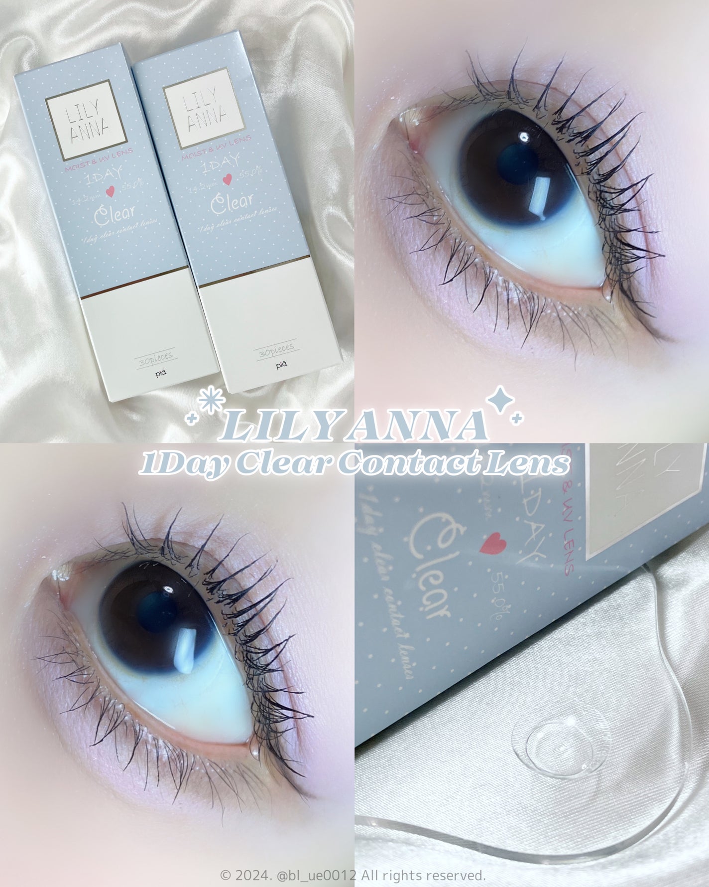 クリアコンタクトレンズ/LILY ANNA/その他を使ったクチコミ(1枚目)
