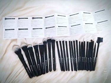 27 Pieces Makeup Brush Set/DUcare/メイクブラシを使ったクチコミ（1枚目）