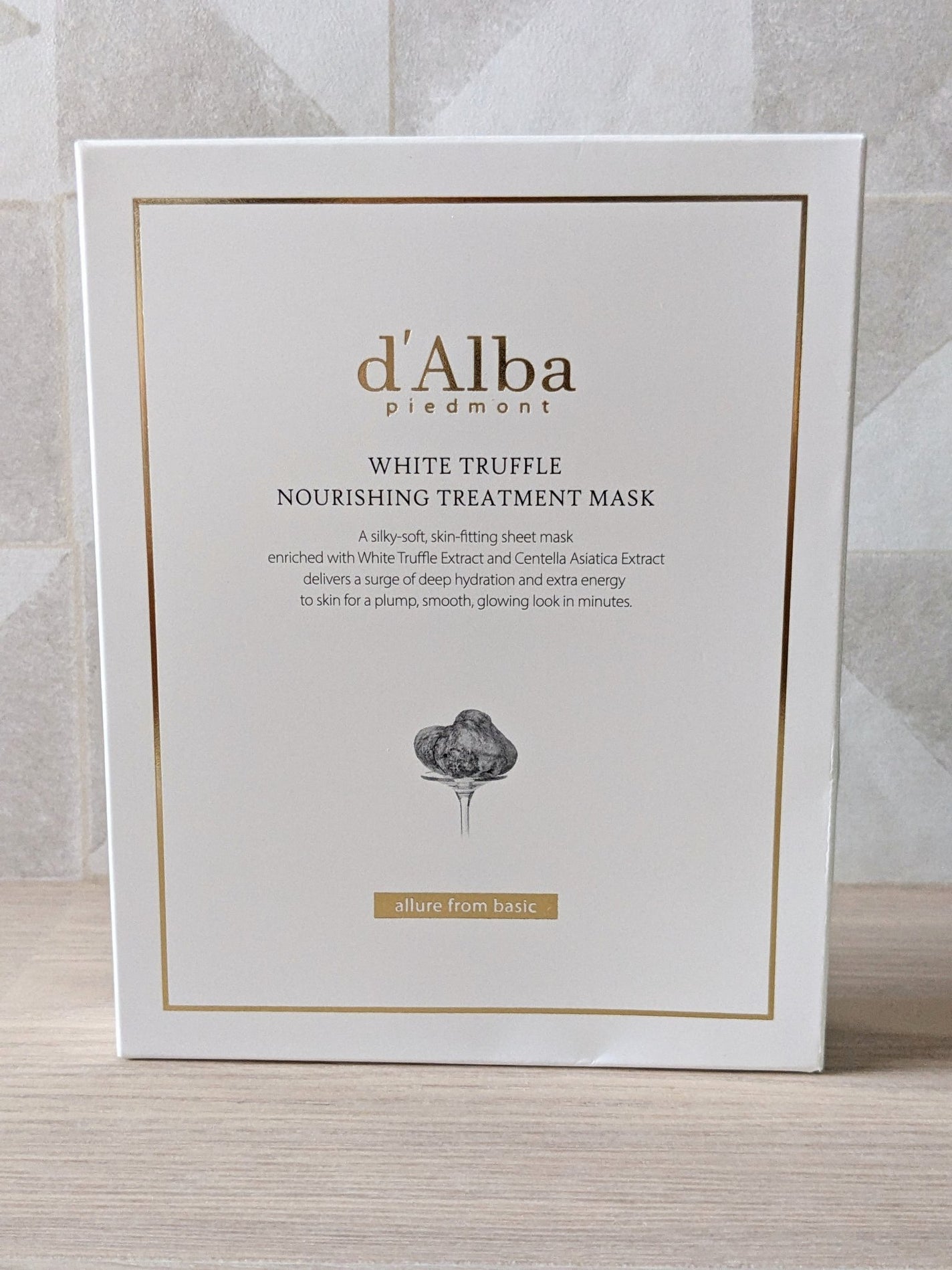 ホワイトトリュフナリシングトリートメントマスク/ダルバ/シートマスク・パックを使ったクチコミ(1枚目)