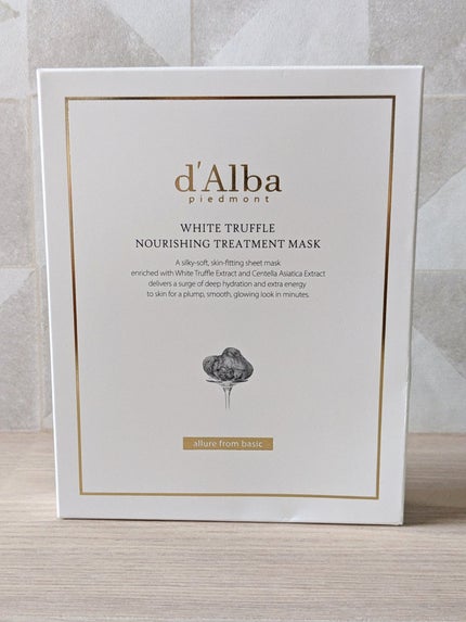 ホワイトトリュフナリシングトリートメントマスク/ダルバ/シートマスク・パックを使ったクチコミ(1枚目)