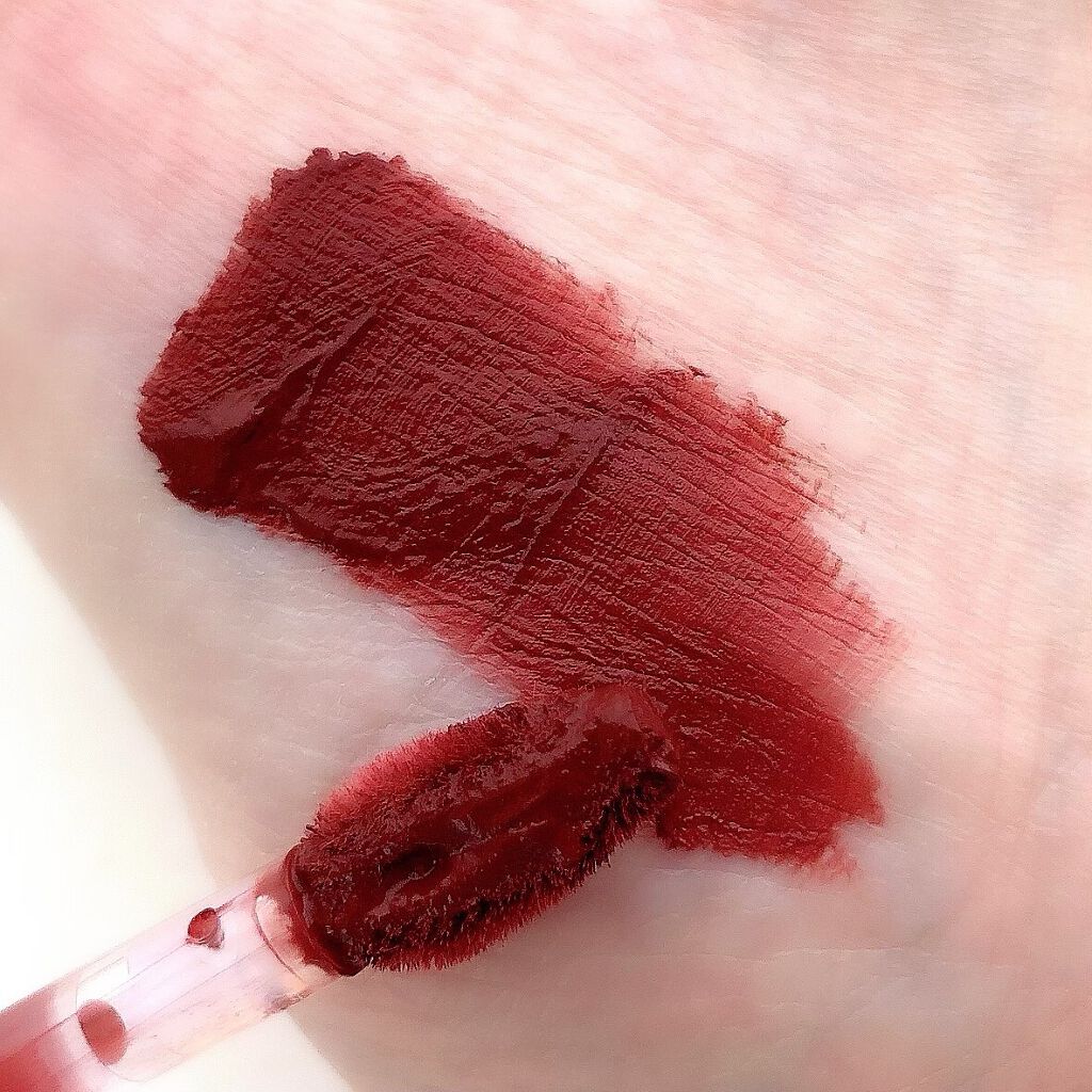 ミルクティーベルベットティント/rom&nd/リップティントを使ったクチコミ（2枚目）