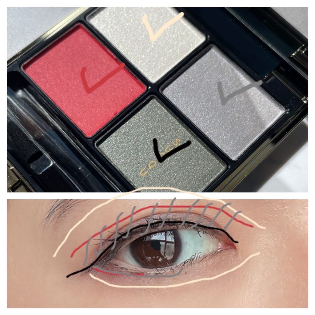 デザイニング カラー アイズ/SUQQU/アイシャドウパレットを使ったクチコミ(3枚目)