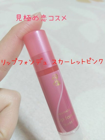 リップフォンデュ/メンソレータム/リップバームを使ったクチコミ(1枚目)