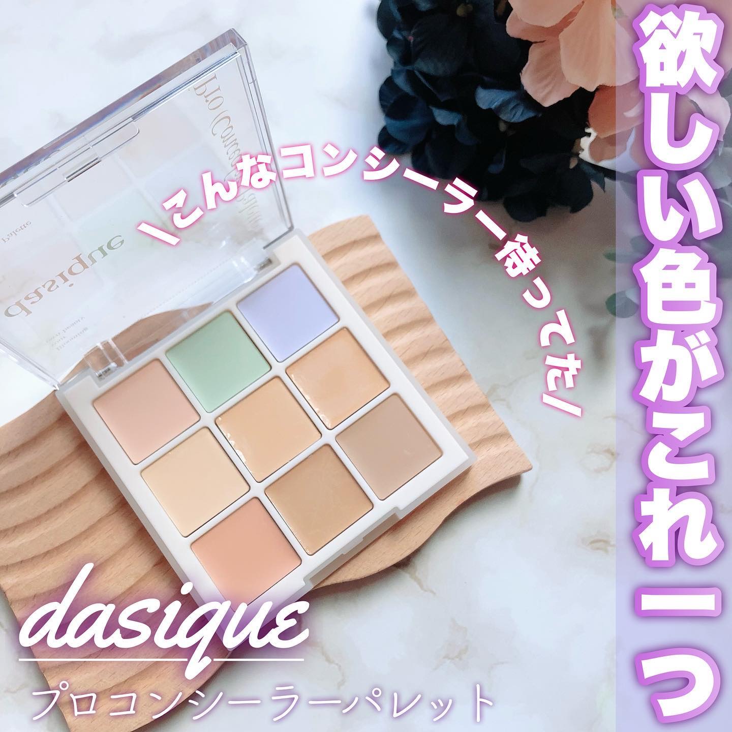 プロコンシーラーパレット/dasique/パレットコンシーラーを使ったクチコミ（1枚目）