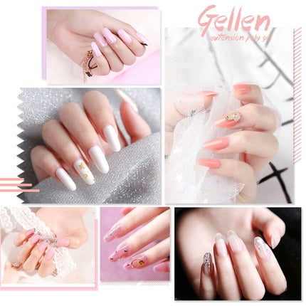 Gellen ジェルネイル カラージェル 長さ出しジェル ポリジェル 初心者用 ネイルキット 20g UV/LED対応/Gellen/ネイル用品を使ったクチコミ(1枚目)