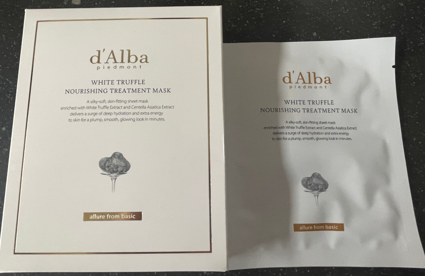 ホワイトトリュフナリシングトリートメントマスク/ダルバ/シートマスク・パックを使ったクチコミ(1枚目)