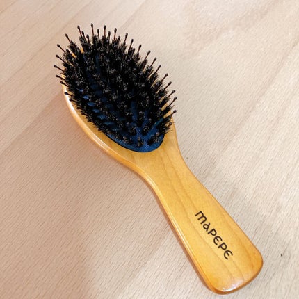 つやつや天然毛のミックスブラシ/マペペ/ヘアブラシを使ったクチコミ(3枚目)