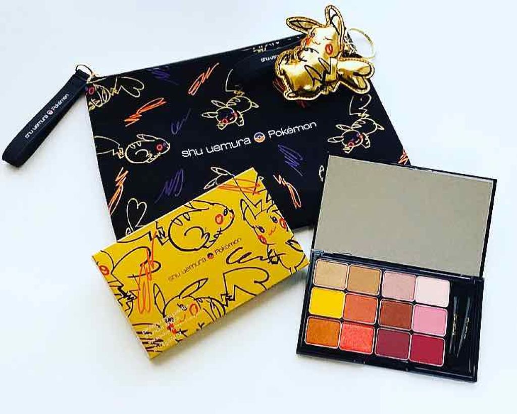 ピカシュウ アイ パレット‐サンダーショック/shu uemura/アイシャドウパレットを使ったクチコミ(1枚目)