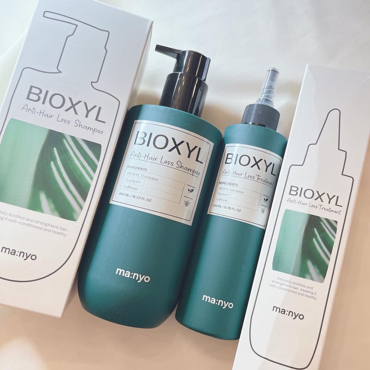 バイオクシル アンチヘアロスライン シャンプー／トリートメント シャンプー480ml/manyo/市販シャンプーを使ったクチコミ（3枚目）