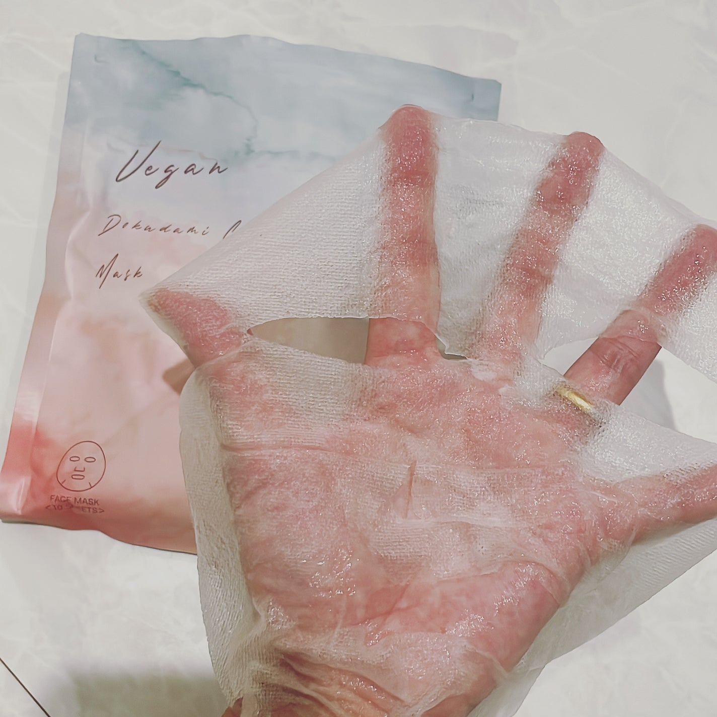 ユーガ ヴィーガン ドクダミシカ マスク/ユーガ/シートマスク・パックを使ったクチコミ(3枚目)