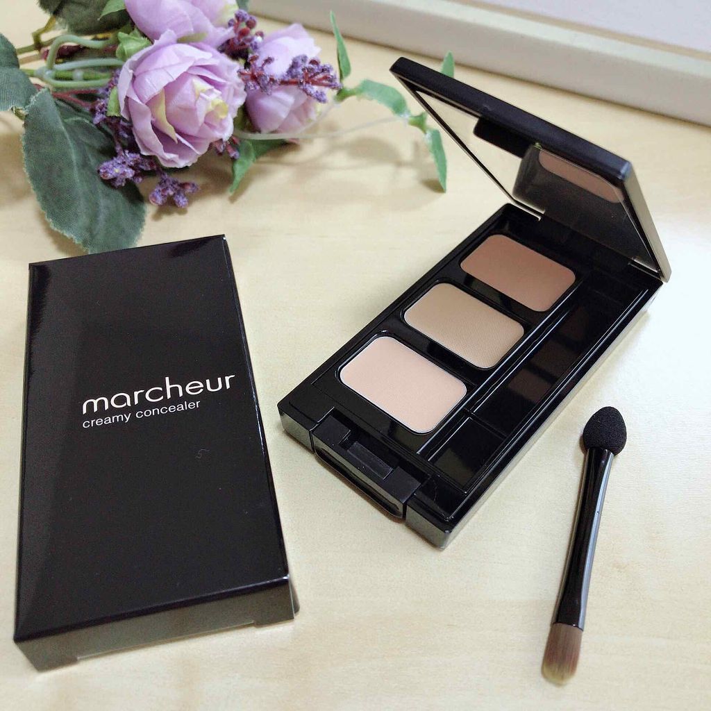 クリーミィコンシーラー/marcheur（マルシュール）/パレットコンシーラーを使ったクチコミ（1枚目）