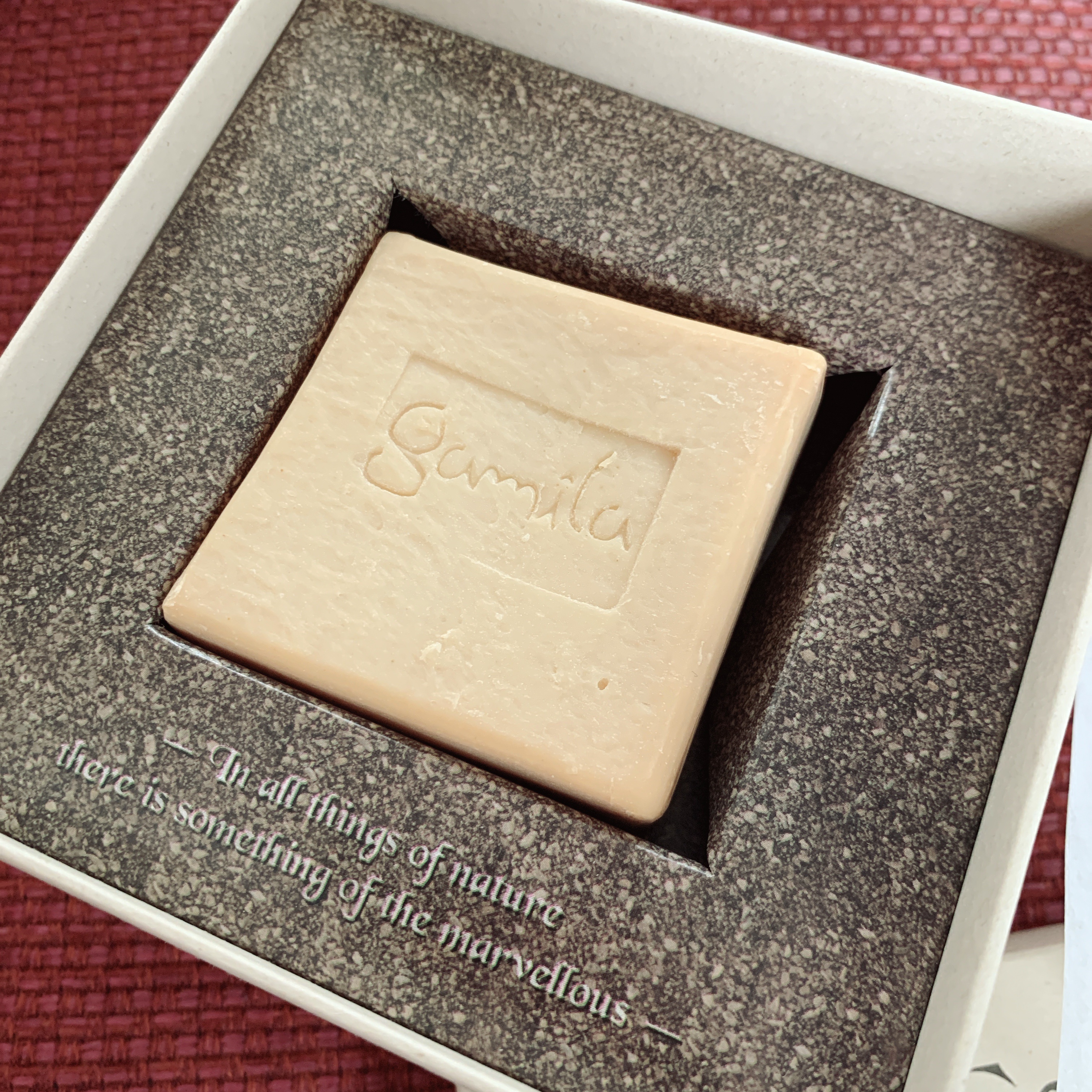 ガミラシークレット ゼラニウム/ガミラシークレット/ボディ石鹸を使ったクチコミ（1枚目）