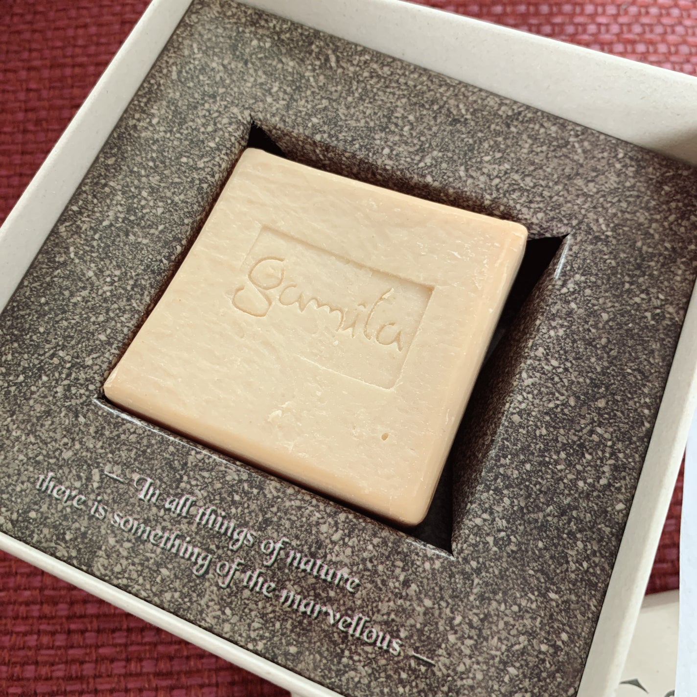 ガミラシークレット ゼラニウム/ガミラシークレット/ボディ石鹸を使ったクチコミ(1枚目)