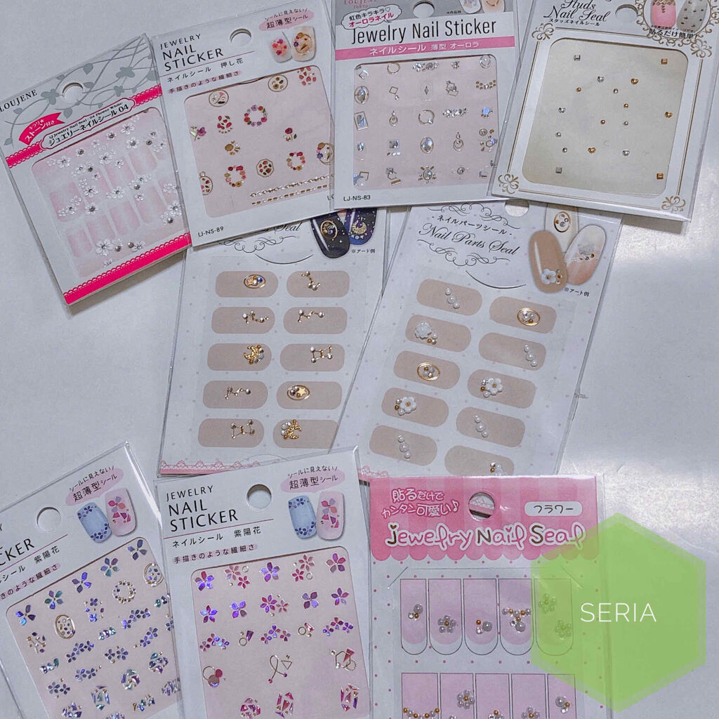 激盛れ爪クラブ/DAISO/ネイルチップ・パーツを使ったクチコミ（3枚目）