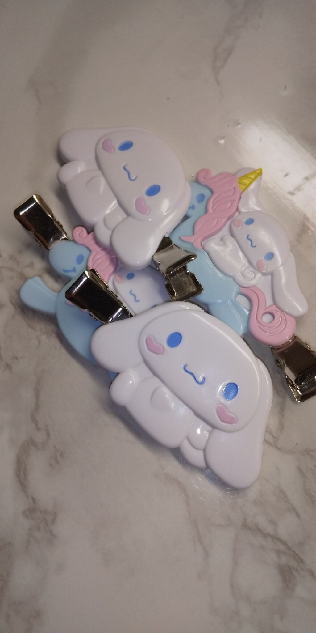 前髪クリップ/サンリオ/ヘアアクセサリーを使ったクチコミ（1枚目）