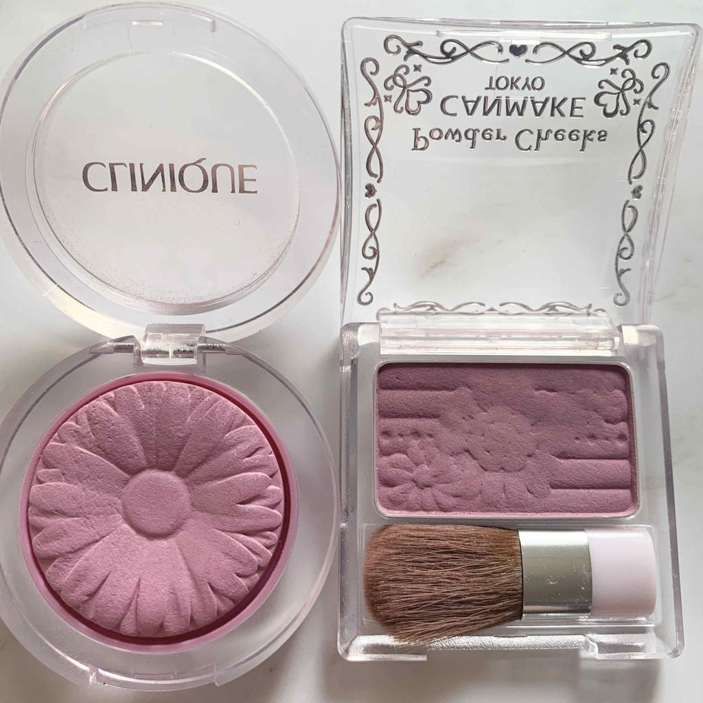 【旧品】パウダーチークス/キャンメイク/パウダーチークを使ったクチコミ(2枚目)