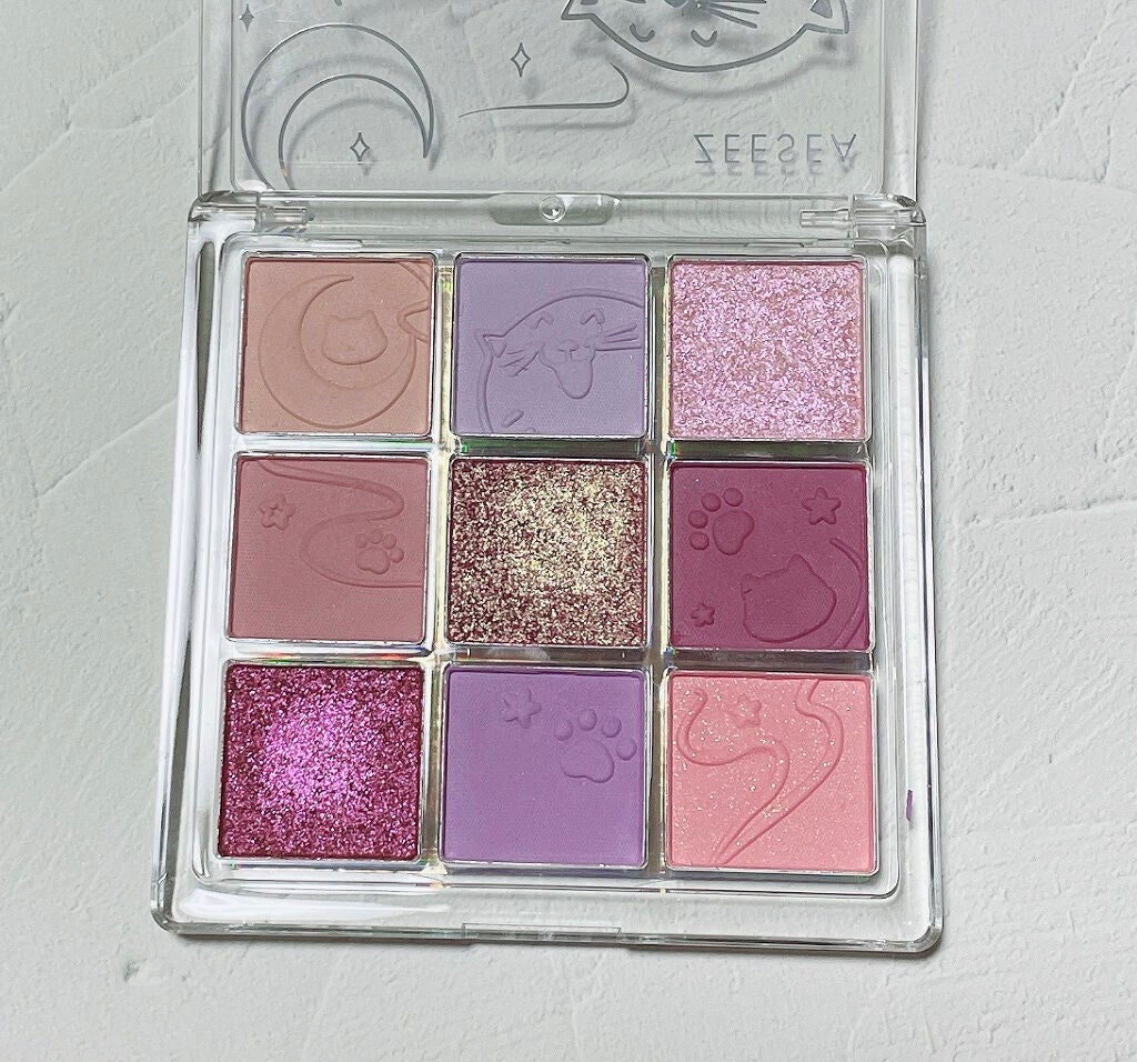 クォーツ 9色アイシャドウパレット(ドリームランドアイシャドウ)/ZEESEA/アイシャドウパレットを使ったクチコミ(3枚目)