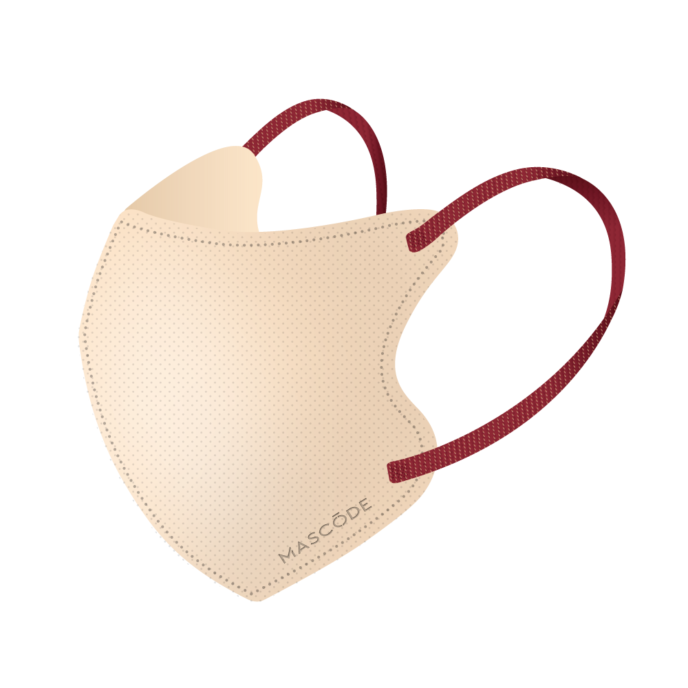 3Dマスク　グリッター ベージュ