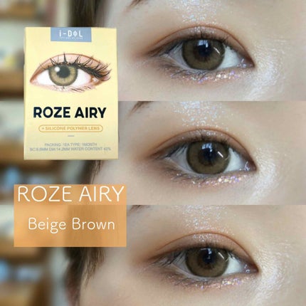 CANNA ROZE AIRY/URIA i-DOL/カラーコンタクトレンズを使ったクチコミ(2枚目)