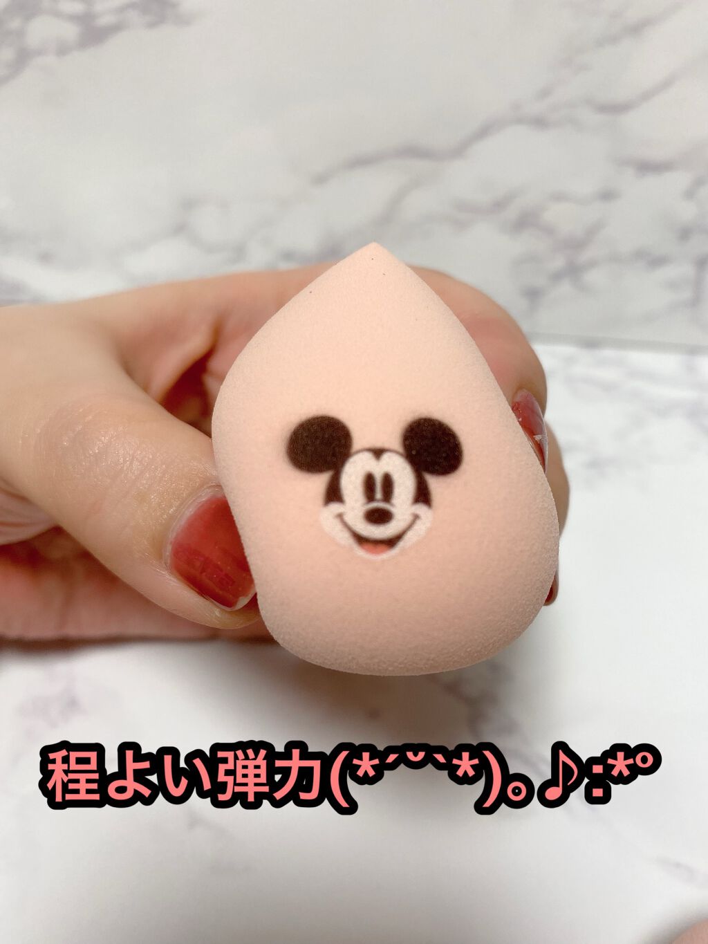 ミッキー&ミニー メイクパフ モモ/ディズニーストア/パフ・スポンジを使ったクチコミ(2枚目)