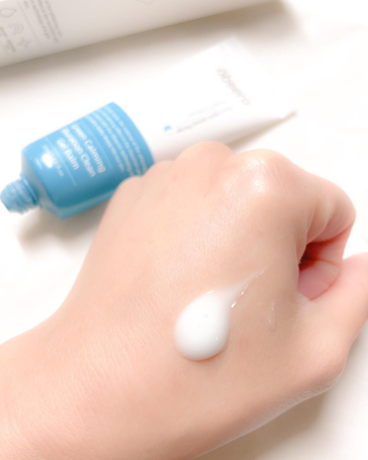 グリーンカーミングブルーレーションクリーンディープクレンザー/obsero/洗顔フォームを使ったクチコミ(3枚目)