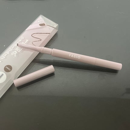ウォータープルーフ アイブロウ (しずく型芯)/FASIO/アイブロウペンシルを使ったクチコミ(4枚目)