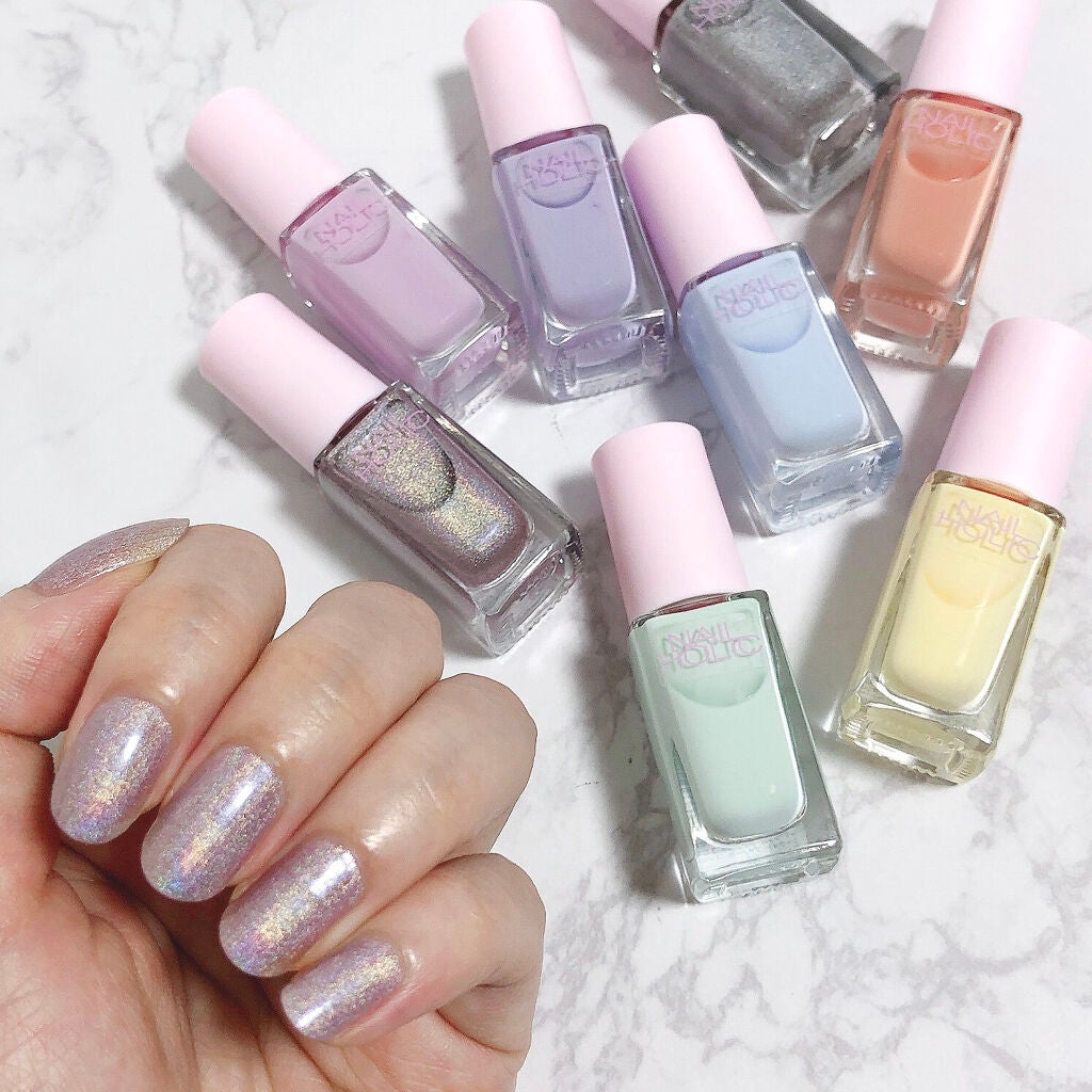 ネイルホリック リミテッドカラー Popping Sugar/ネイルホリック/マニキュアを使ったクチコミ(1枚目)