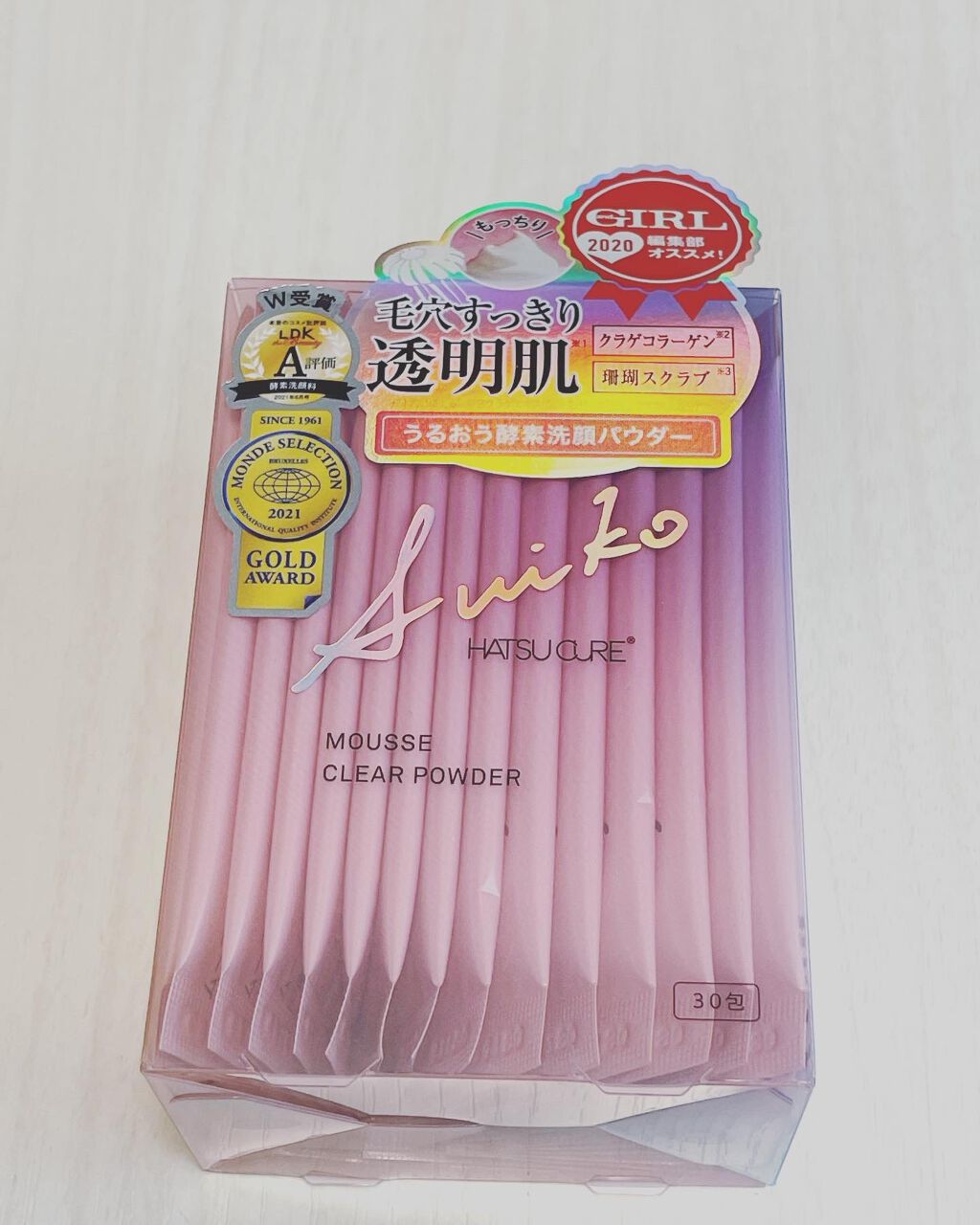 ムースクリアパウダー/SUIKO HATSUCURE/洗顔パウダーを使ったクチコミ(1枚目)
